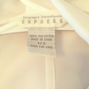 Express silk dress shirt